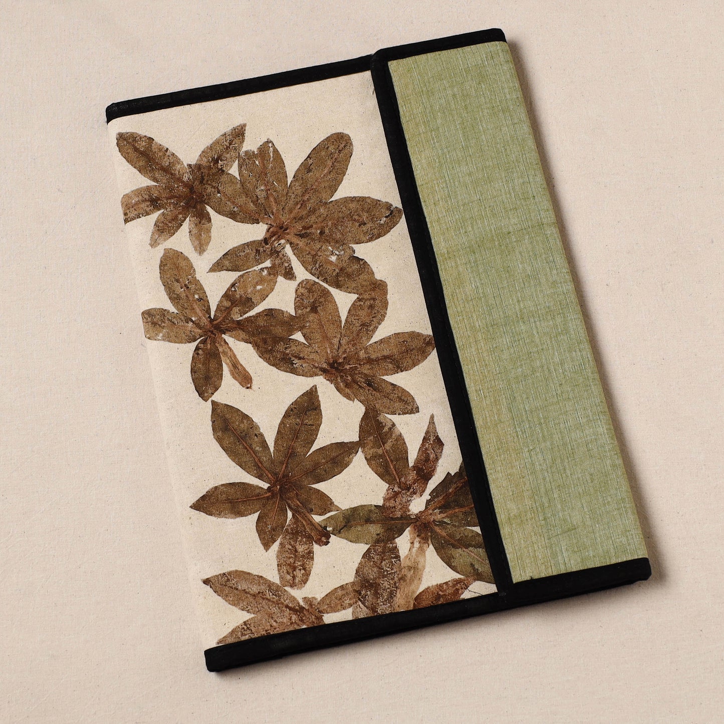 Natural Leaf Art Work Fabric File Folder 40