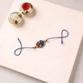 Pattachitra Handpainted Wooden Rakhi 29
