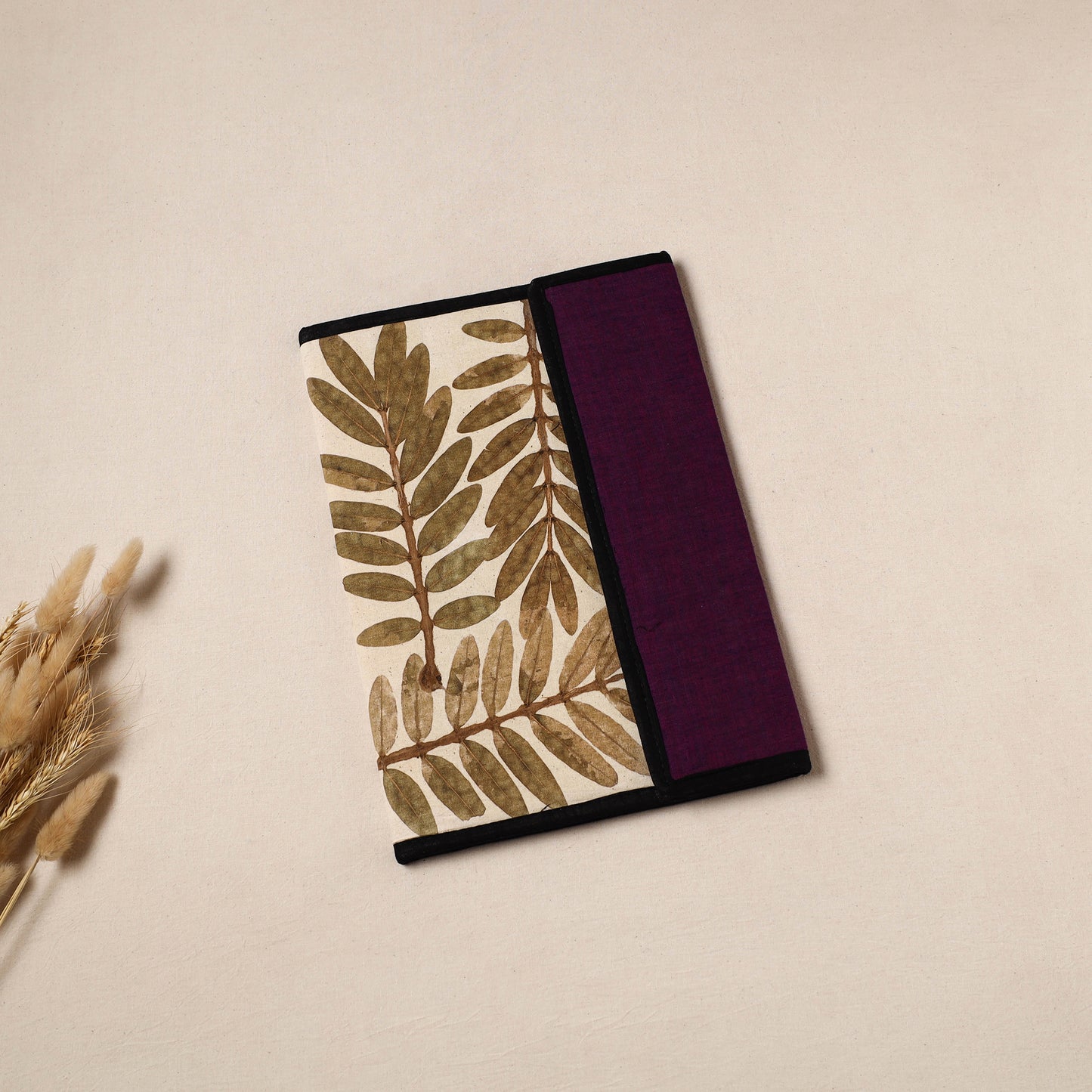 Natural Leaf Art Work Fabric File Folder 42
