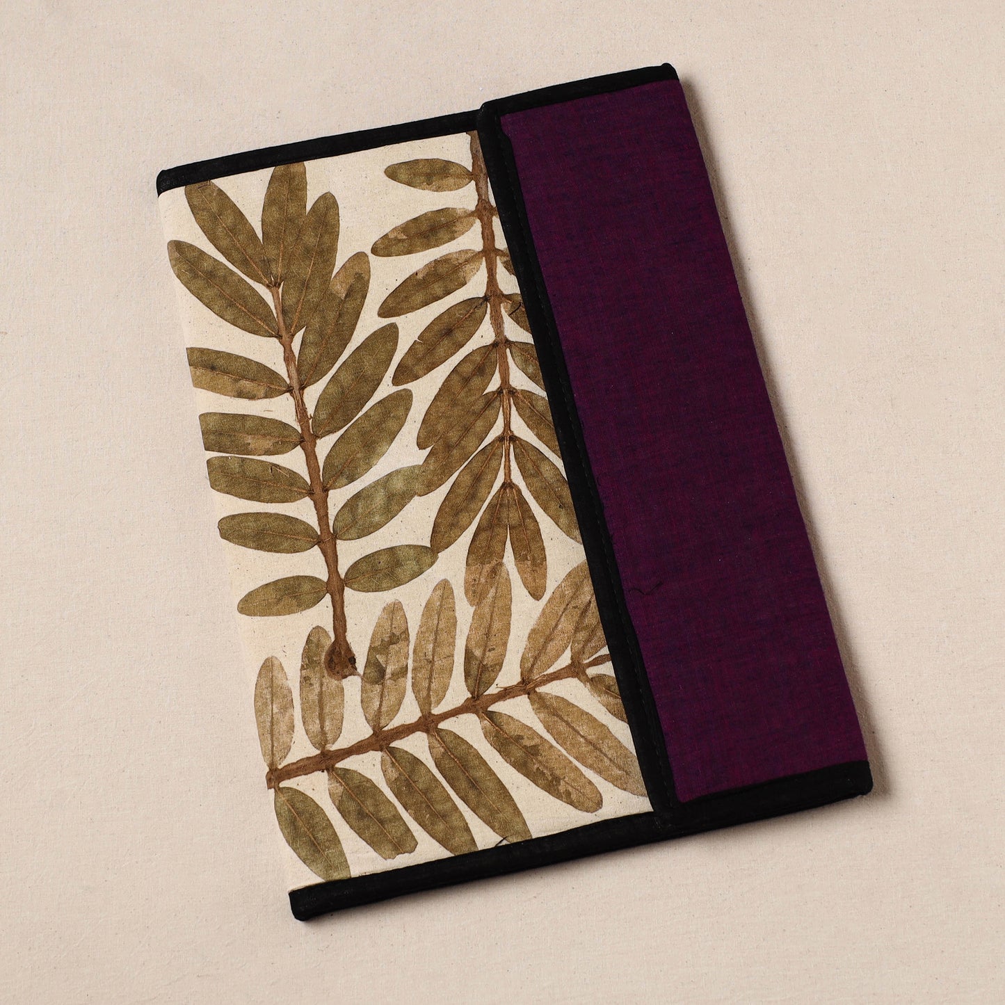 Natural Leaf Art Work Fabric File Folder 42