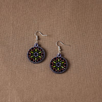 Tikuli Art Handpainted Wooden Earrings