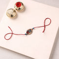 Pattachitra Handpainted Wooden Rakhi 31