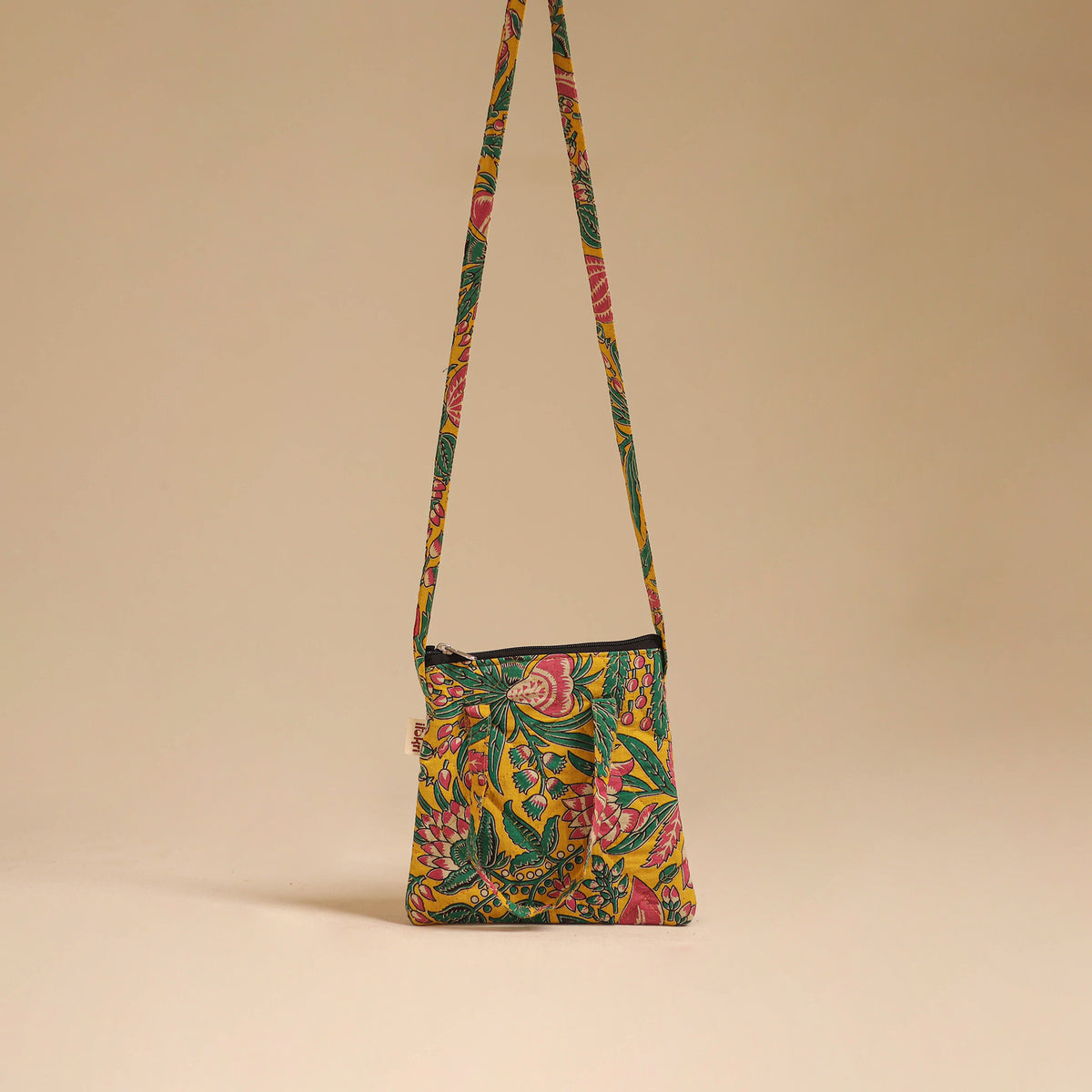 Handcrafted Quilted Sling Bag 57
