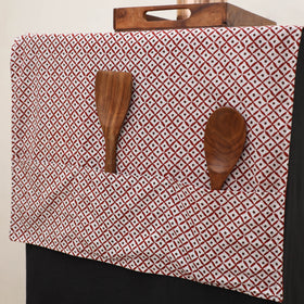 Handmade Fridge Top Cover with Multiple Pockets 33