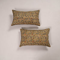 Yellow - Set of 2 Handcrafted Cotton Pillow Covers 25