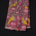 Pink - Handpainted Srikalahasti Silk Cotton Pen Kalamkari Fabric 26