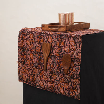Handmade Fridge Top Cover with Multiple Pockets 01