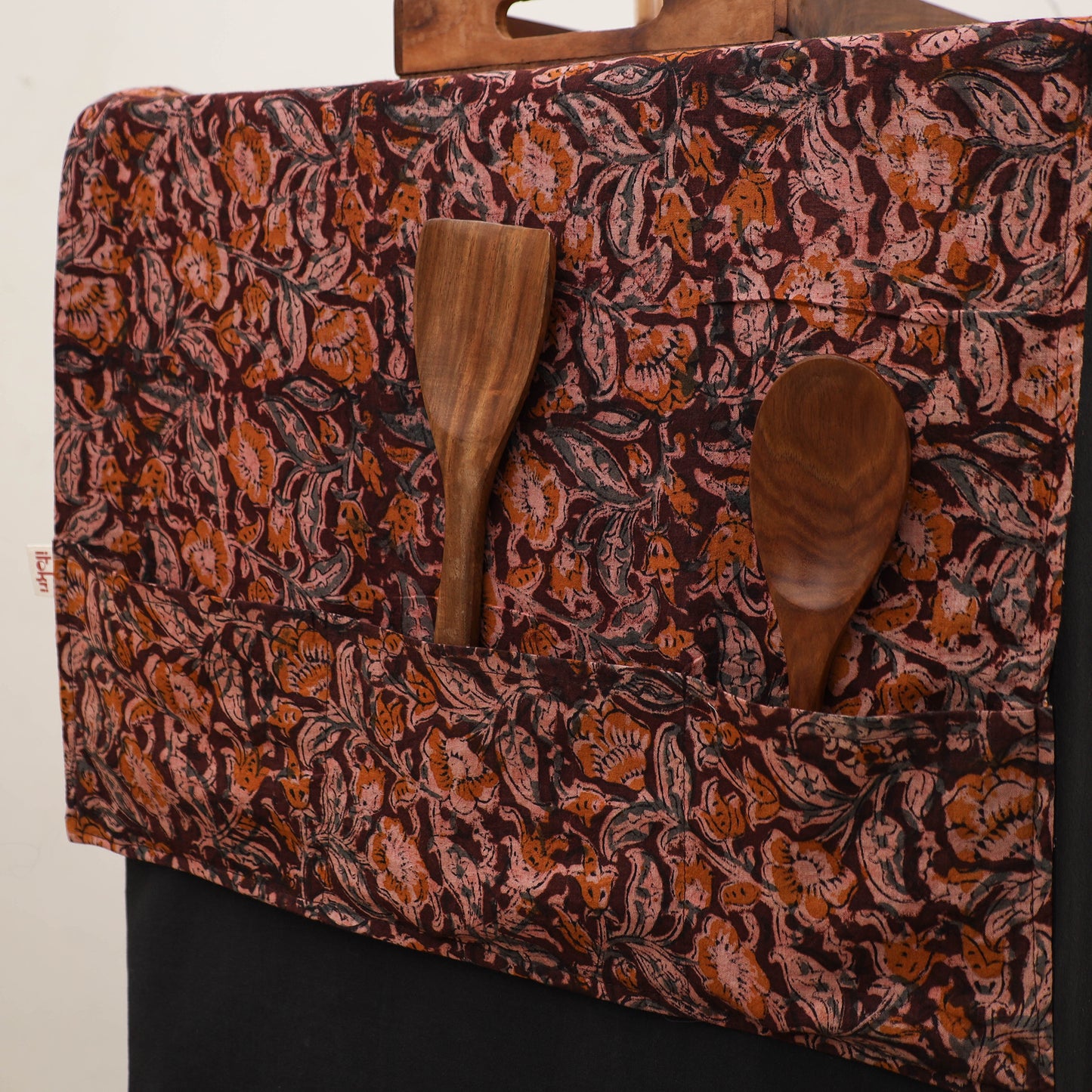 Handmade Fridge Top Cover with Multiple Pockets 01