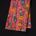 Pink - Handpainted Srikalahasti Silk Cotton Pen Kalamkari Fabric 27