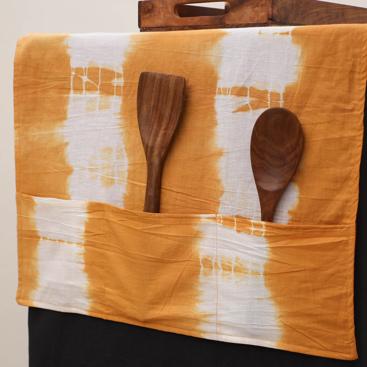 Handmade Fridge Top Cover with Multiple Pockets 03