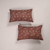 Red - Set of 2 Handcrafted Cotton Pillow Covers 27