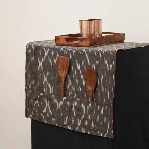 Handmade Fridge Top Cover with Multiple Pockets 08