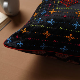Kutch Hand Embroidery Cushion Cover (16 x 16 in) 01