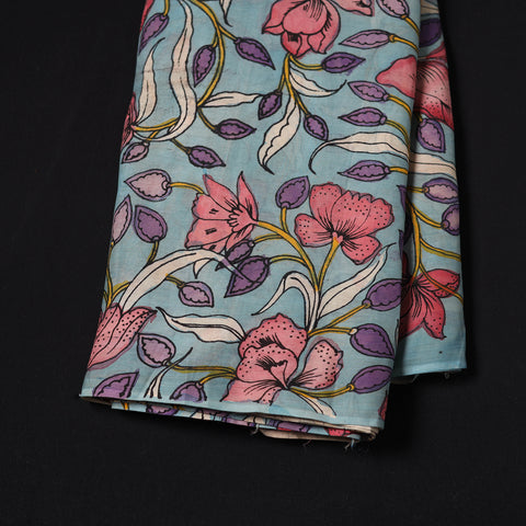 Handpainted Srikalahasti Silk Cotton Pen Kalamkari Fabric 31
