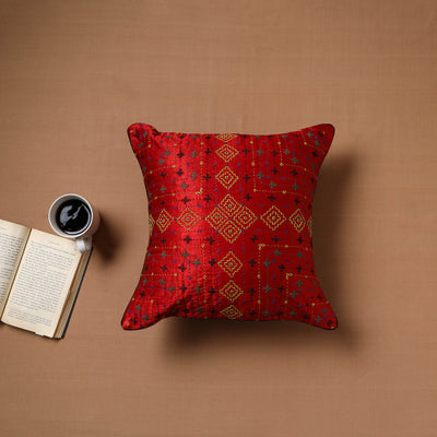 Kutch Hand Embroidery Cushion Cover (16 x 16 in) 02