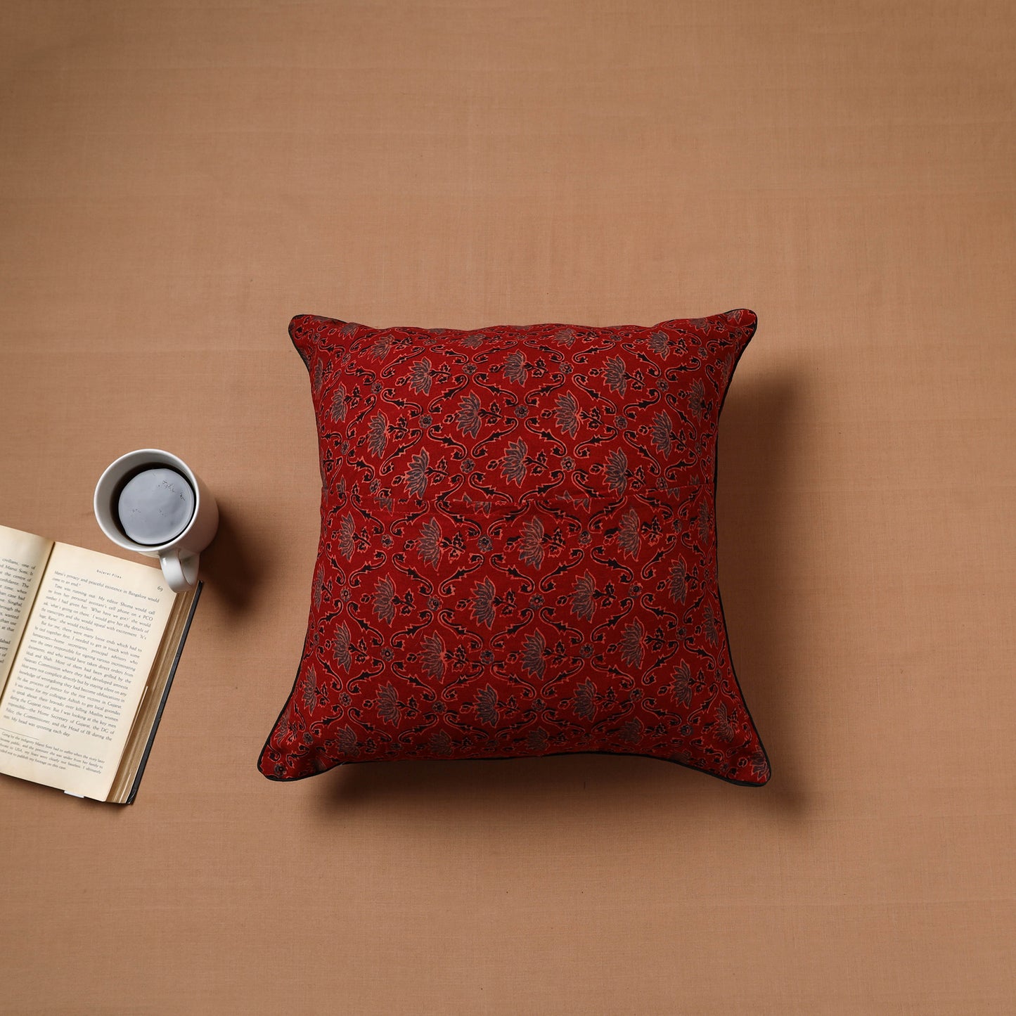 Kutch Hand Embroidery Cushion Cover (16 x 16 in) 02
