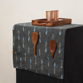 Handmade Fridge Top Cover with Multiple Pockets 11