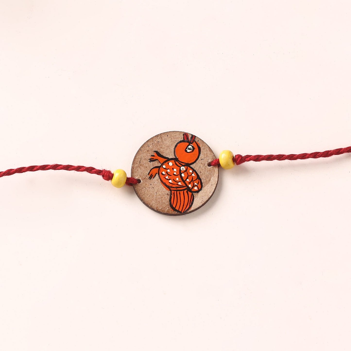 Pattachitra Handpainted Wooden Rakhi  51