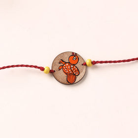 Pattachitra Handpainted Wooden Rakhi  51
