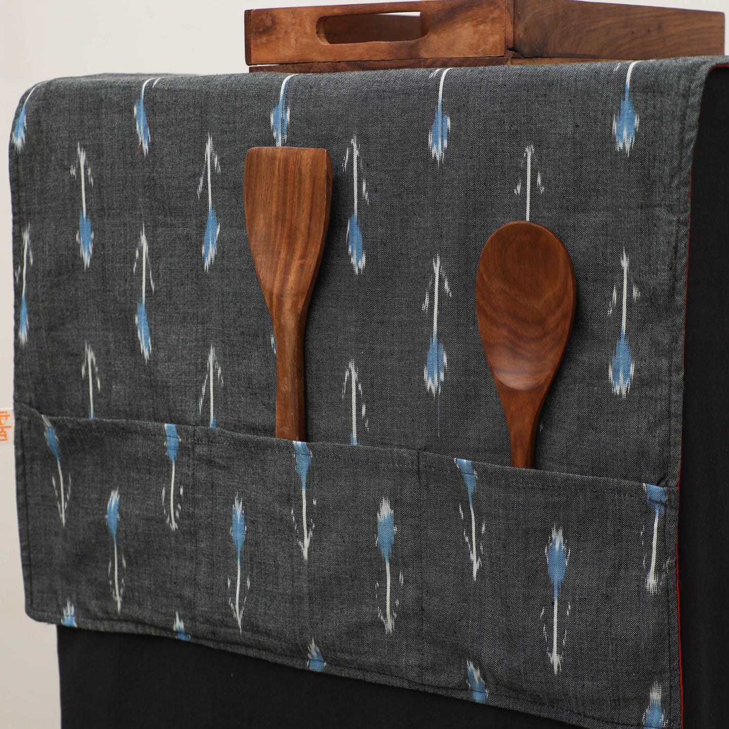 Handmade Fridge Top Cover with Multiple Pockets 11