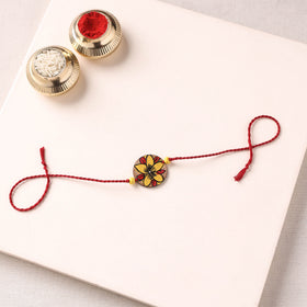 Pattachitra Handpainted Wooden Rakhi  52