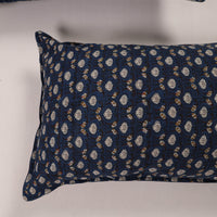 Blue - Set of 2 Handcrafted Cotton Pillow Covers 30