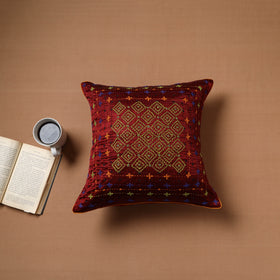Kutch Hand Embroidery Cushion Cover (16 x 16 in) 03