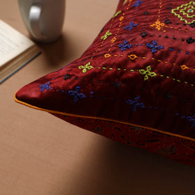 Kutch Hand Embroidery Cushion Cover (16 x 16 in) 03