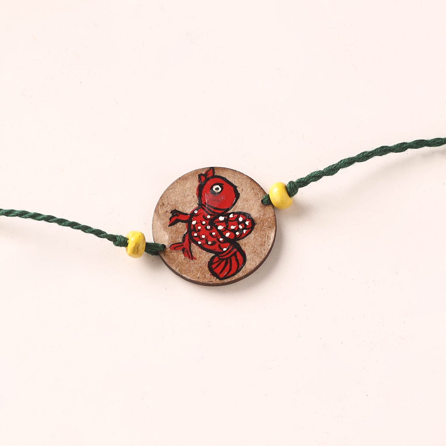 Pattachitra Handpainted Wooden Rakhi  53