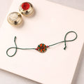Pattachitra Handpainted Wooden Rakhi  54