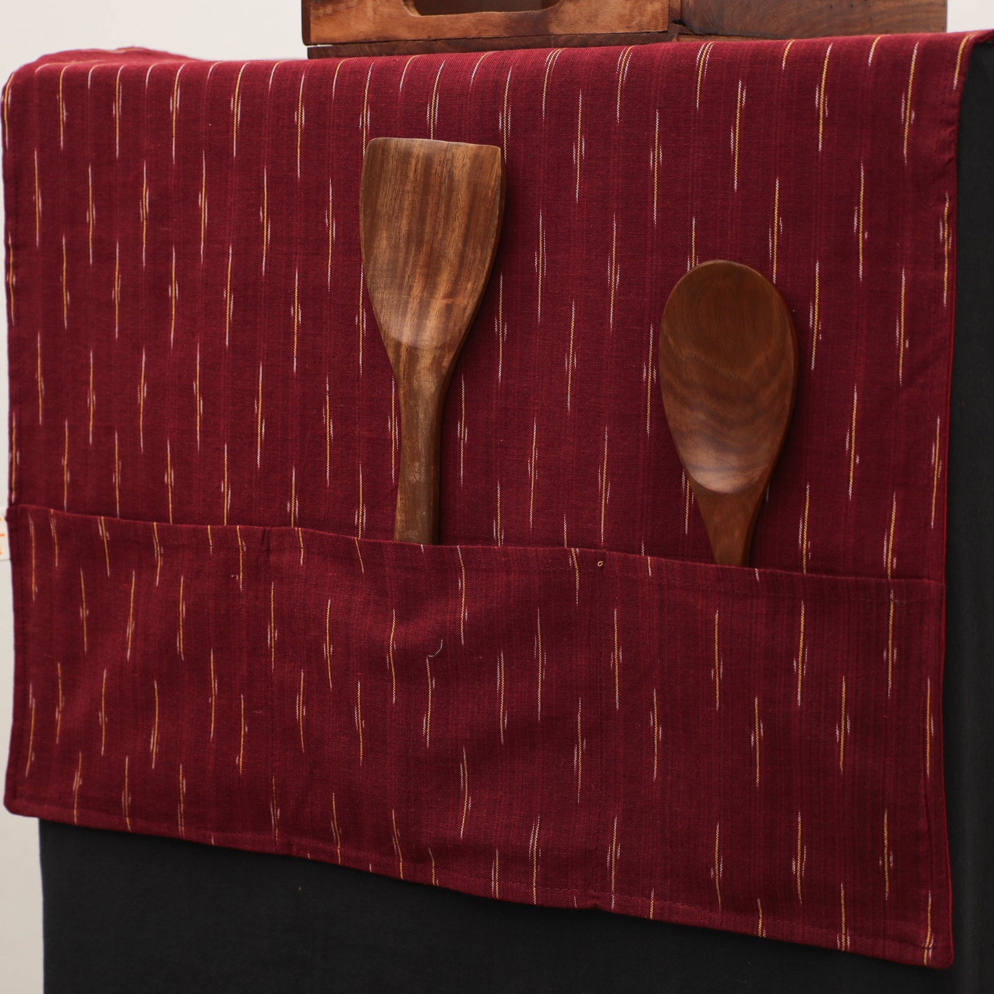 Handmade Fridge Top Cover with Multiple Pockets 14