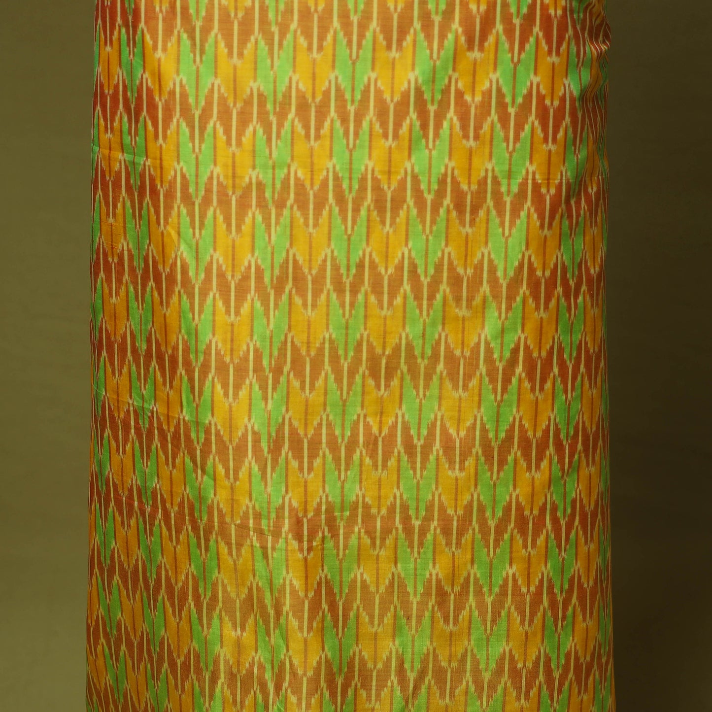 Yellow - 2pc unstitched handloom sico pochampally ikat