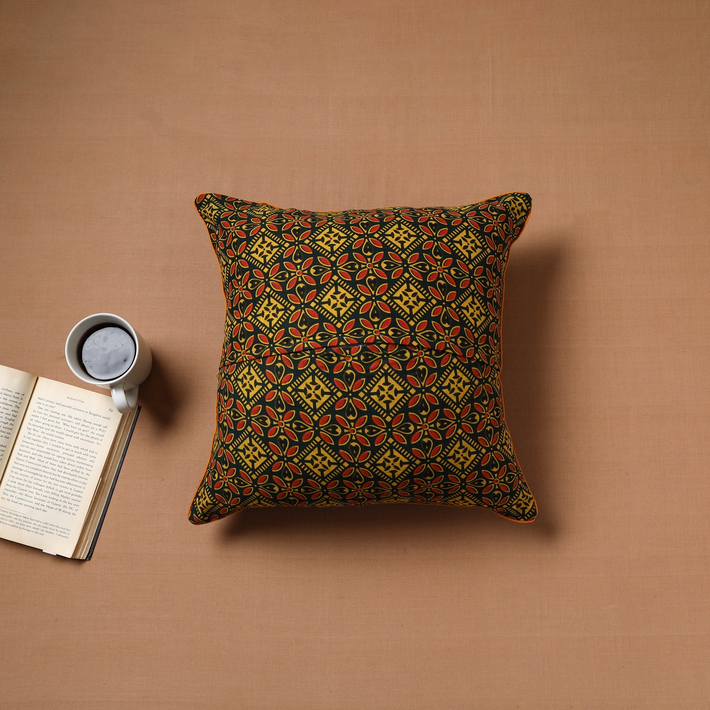 Kutch Hand Embroidery Cushion Cover (16 x 16 in) 04