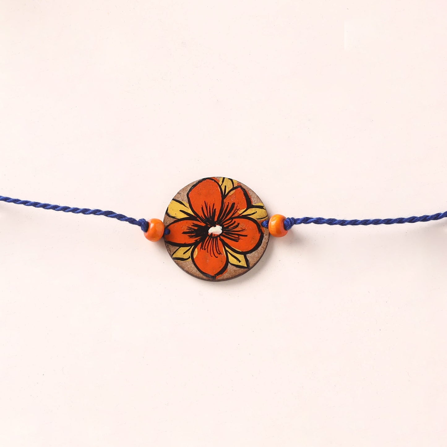 Pattachitra Handpainted Wooden Rakhi  55