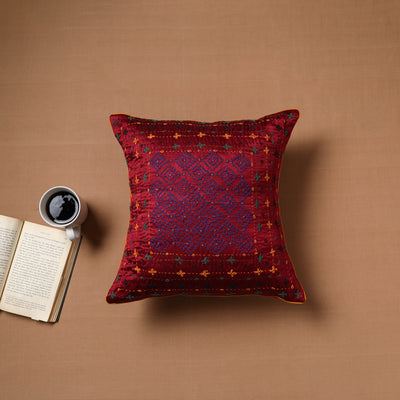 Kutch Hand Embroidery Cushion Cover (16 x 16 in) 05