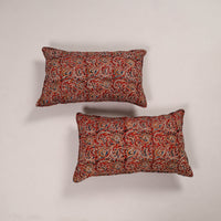 Red - Set of 2 Handcrafted Cotton Pillow Covers 32