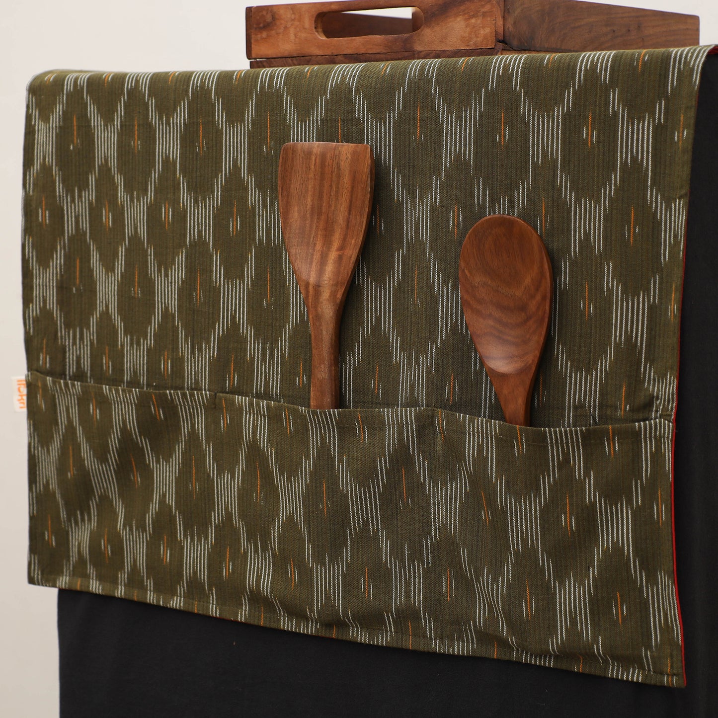 Handmade Fridge Top Cover with Multiple Pockets 15