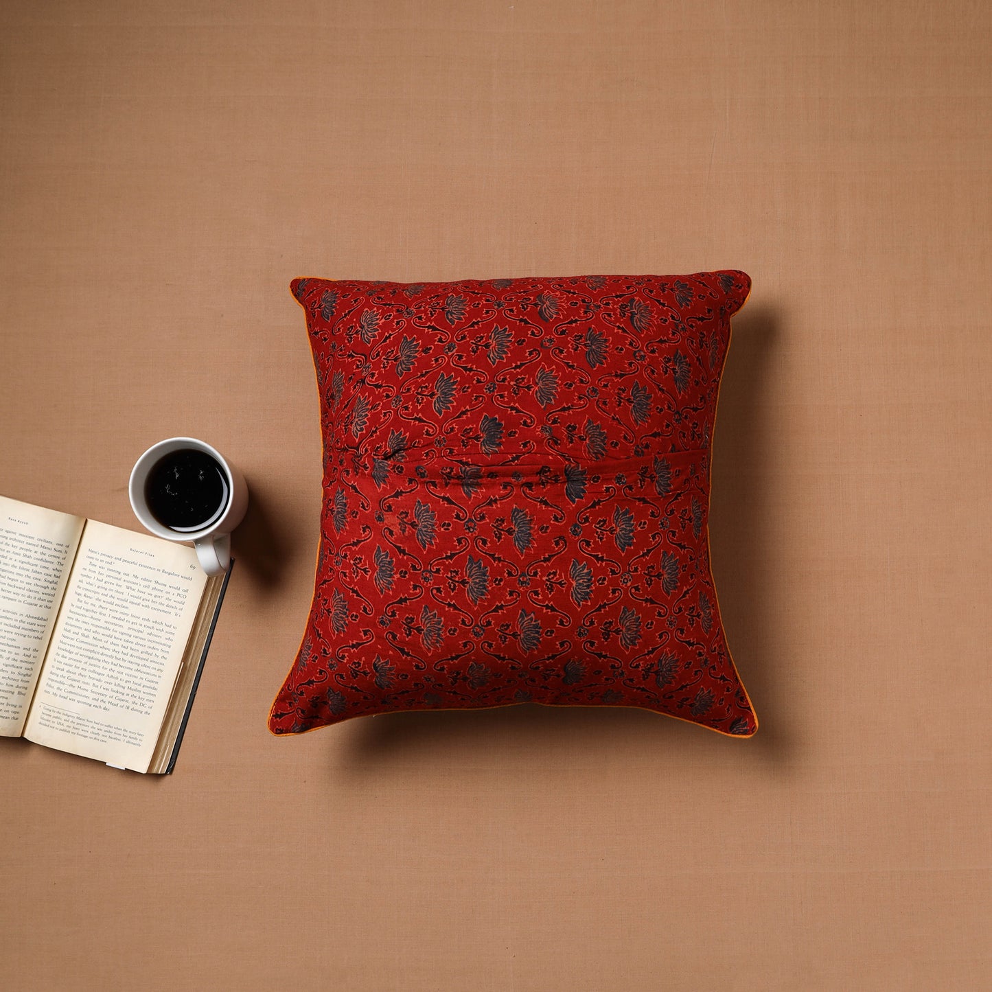 Kutch Hand Embroidery Cushion Cover (16 x 16 in) 05