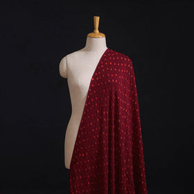Maroon - Modal Silk Kutch Bandhani Tie-Dye Fabric 02