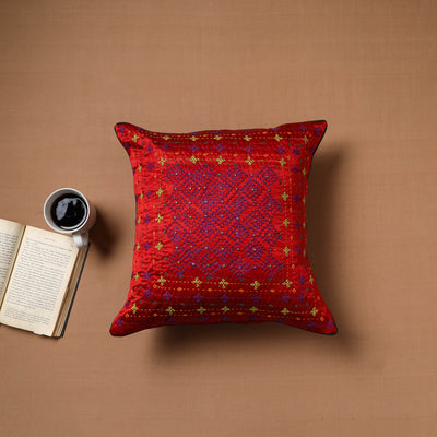 Kutch Hand Embroidery Cushion Cover (16 x 16 in) 06
