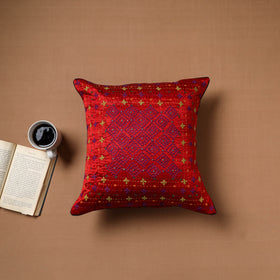 Kutch Hand Embroidery Cushion Cover (16 x 16 in) 06