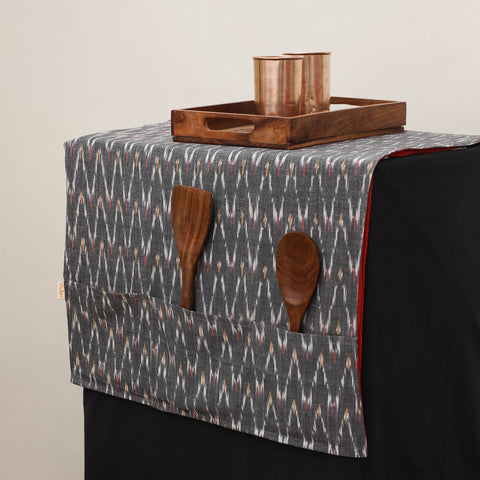 Handmade Fridge Top Cover with Multiple Pockets 17