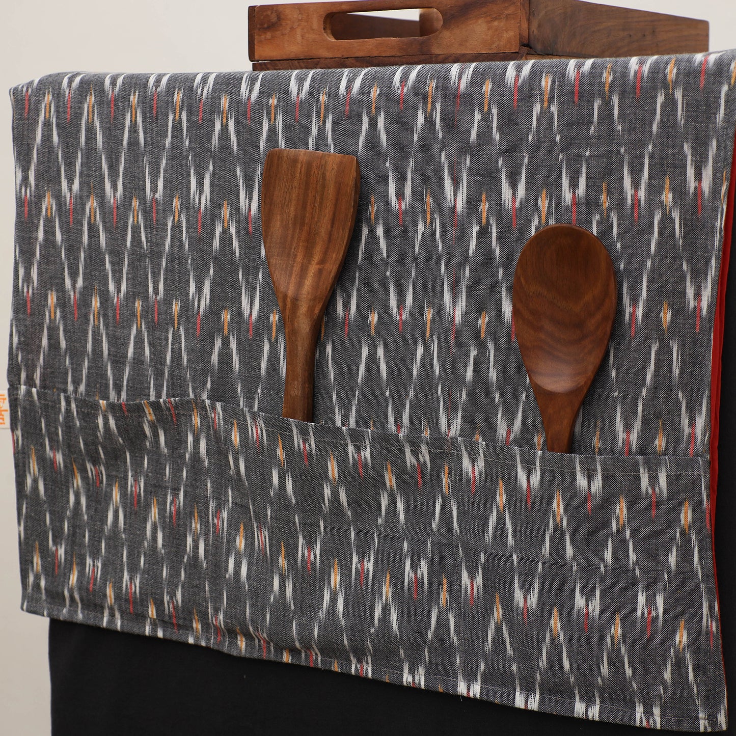 Handmade Fridge Top Cover with Multiple Pockets 17