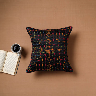 Kutch Hand Embroidery Cushion Cover (16 x 16 in) 07