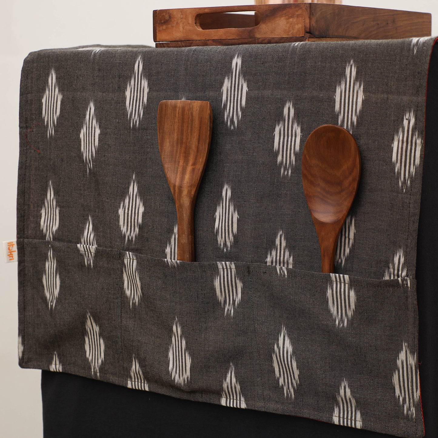 Handmade Fridge Top Cover with Multiple Pockets 18