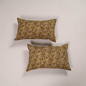 Yellow - Set of 2 Handcrafted Cotton Pillow Covers 34