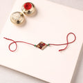 Pattachitra Handpainted Wooden Rakhi  60