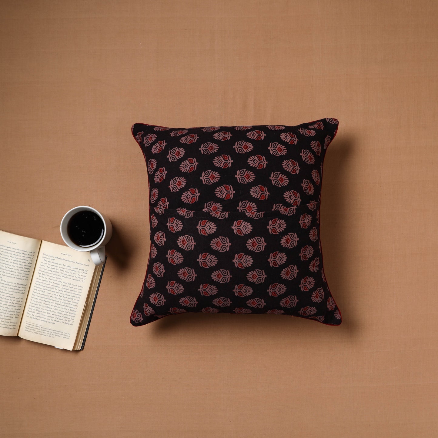 Kutch Hand Embroidery Cushion Cover (16 x 16 in) 07