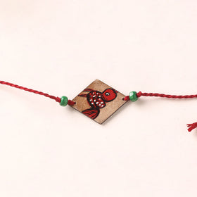 Pattachitra Handpainted Wooden Rakhi  60