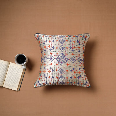 Kutch Hand Embroidery Cushion Cover (16 x 16 in) 08
